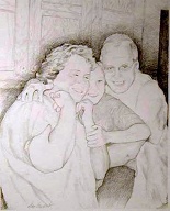 Family Portrait (graphite 8 x 10 in) SOLD